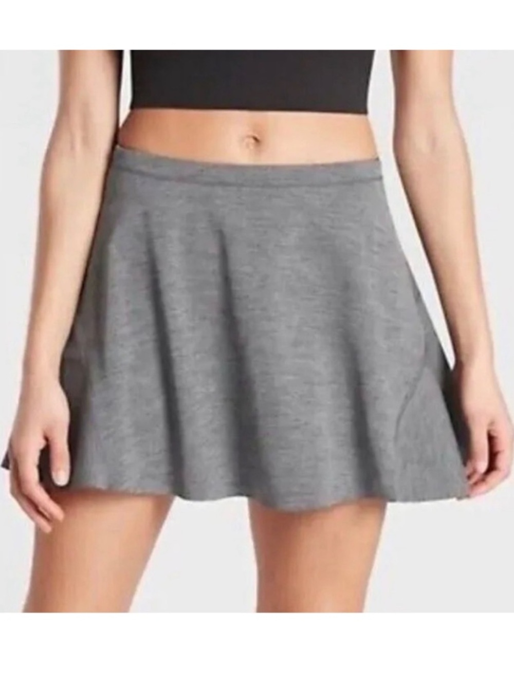 Athleta Match Point Skort Gray Size M Tennis Sporty Skirt